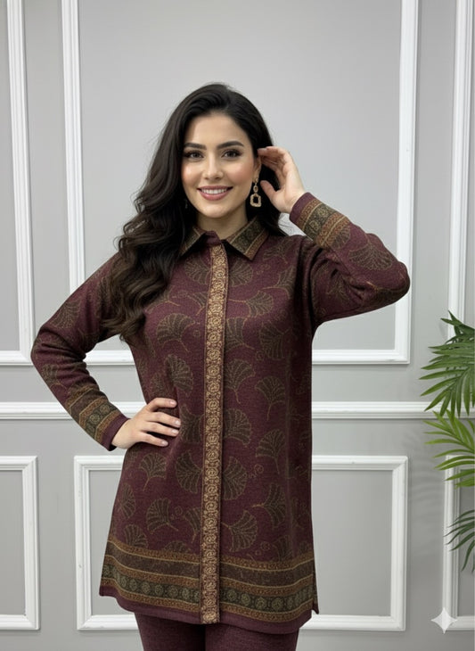 The Wine Tapestry Daffodil Coord Set