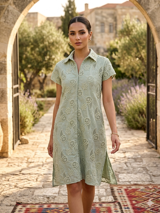 Elysian Crosia Midi Dress