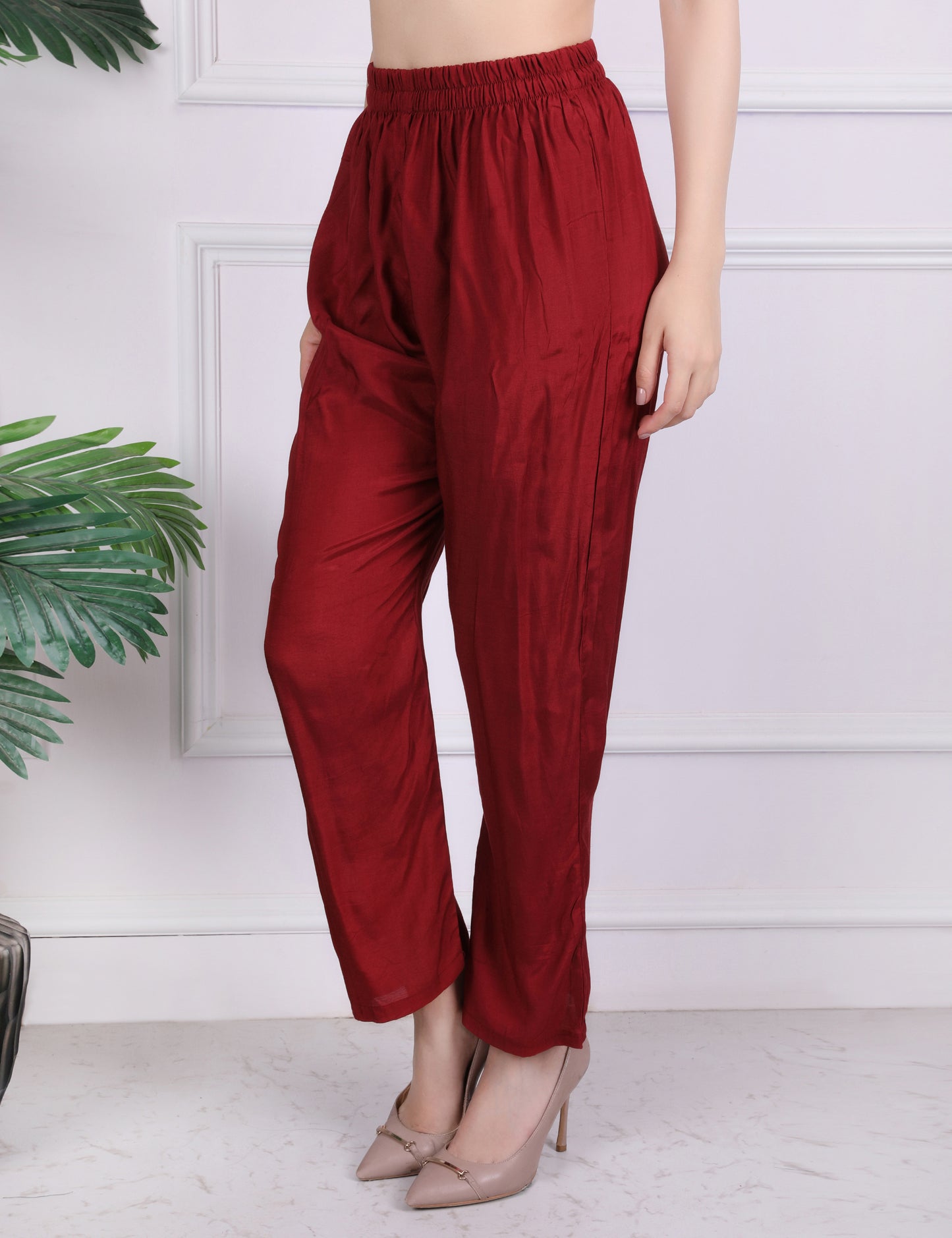 Mehroon Heritage Kantha Suit Set