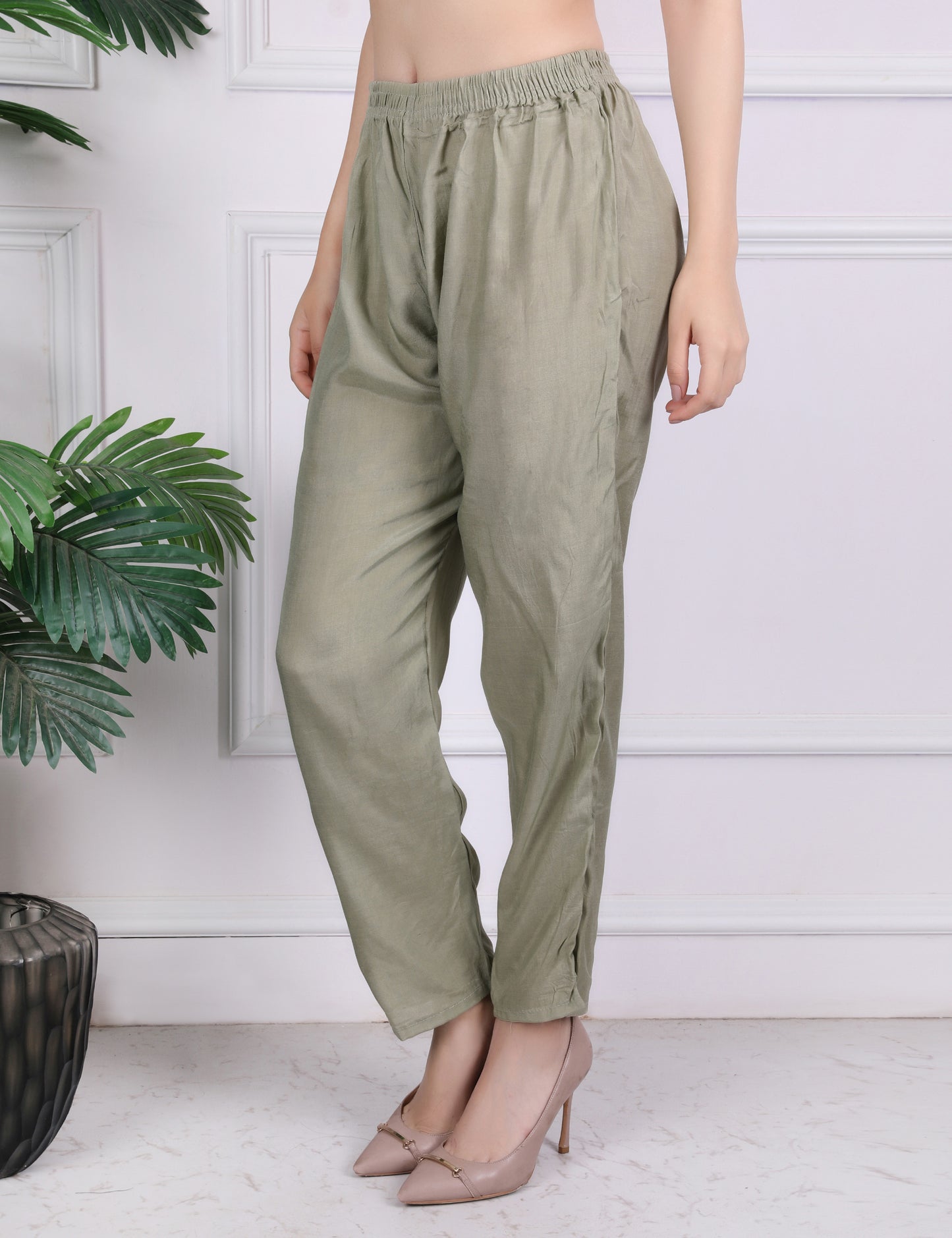 Emerald Foliage Kantha Suit Set