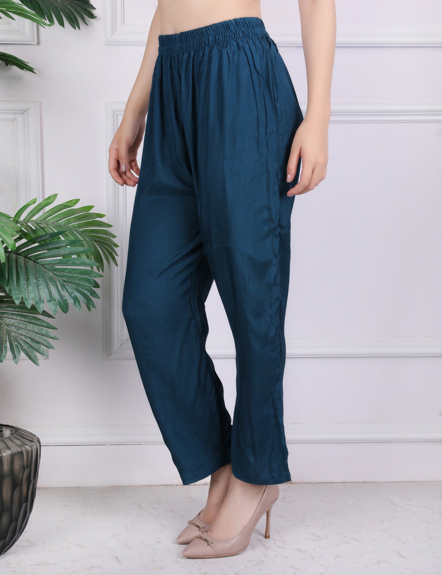 Blue Heritage Kantha Suit Set