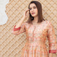 Autumn Elegance Silk Anarkali