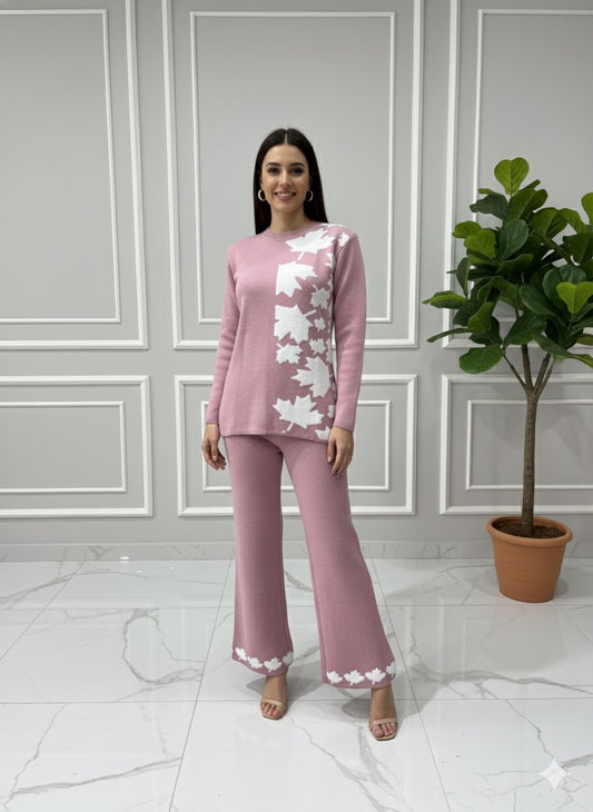 The Maple Motif Knit Set