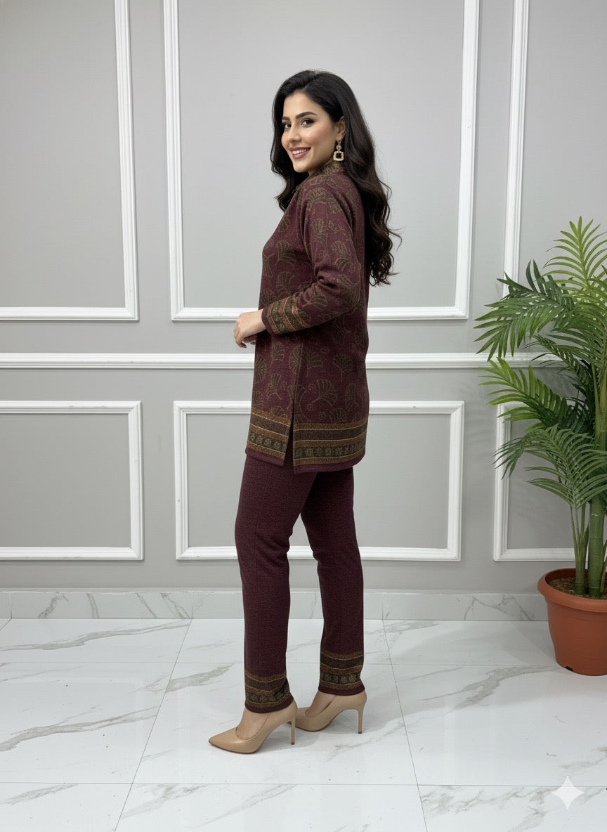 The Wine Tapestry Daffodil Coord Set