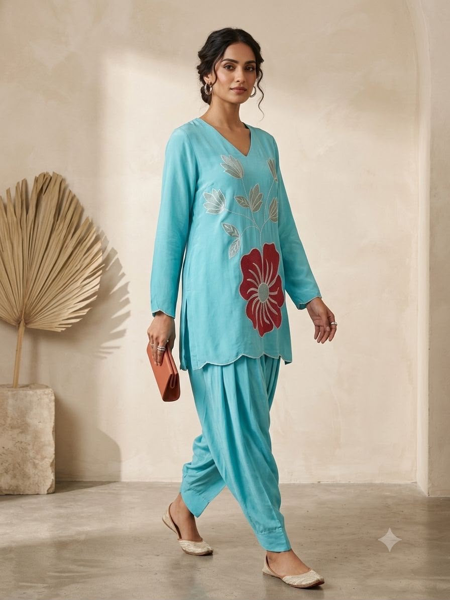 Gulabi Balloon Pants Co-ord Set