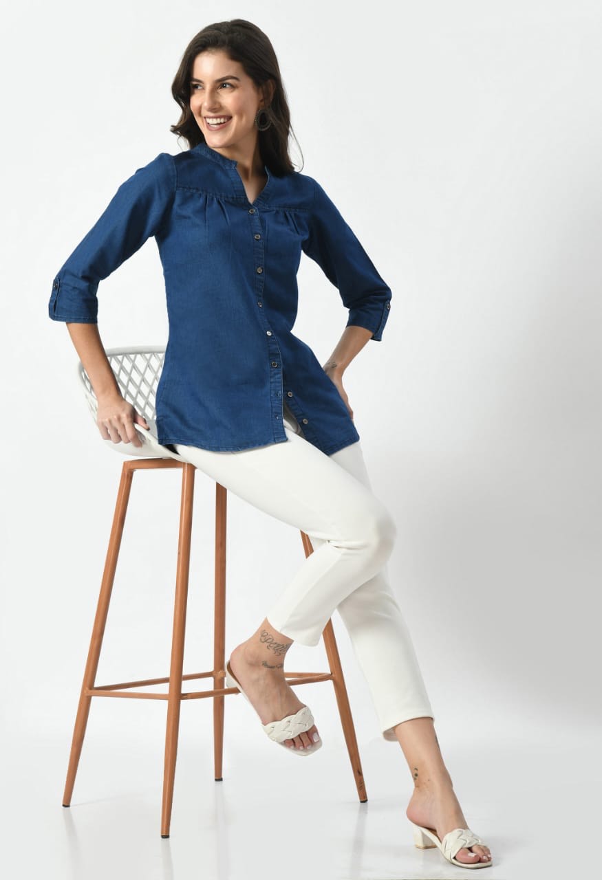 Basic Denim Tunic