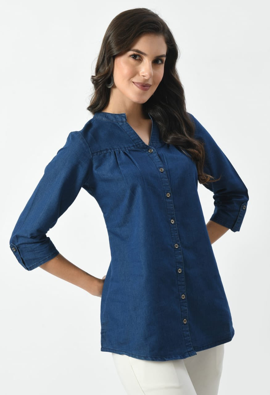 Basic Denim Tunic