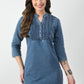 Classic Pintex Denim Tunic