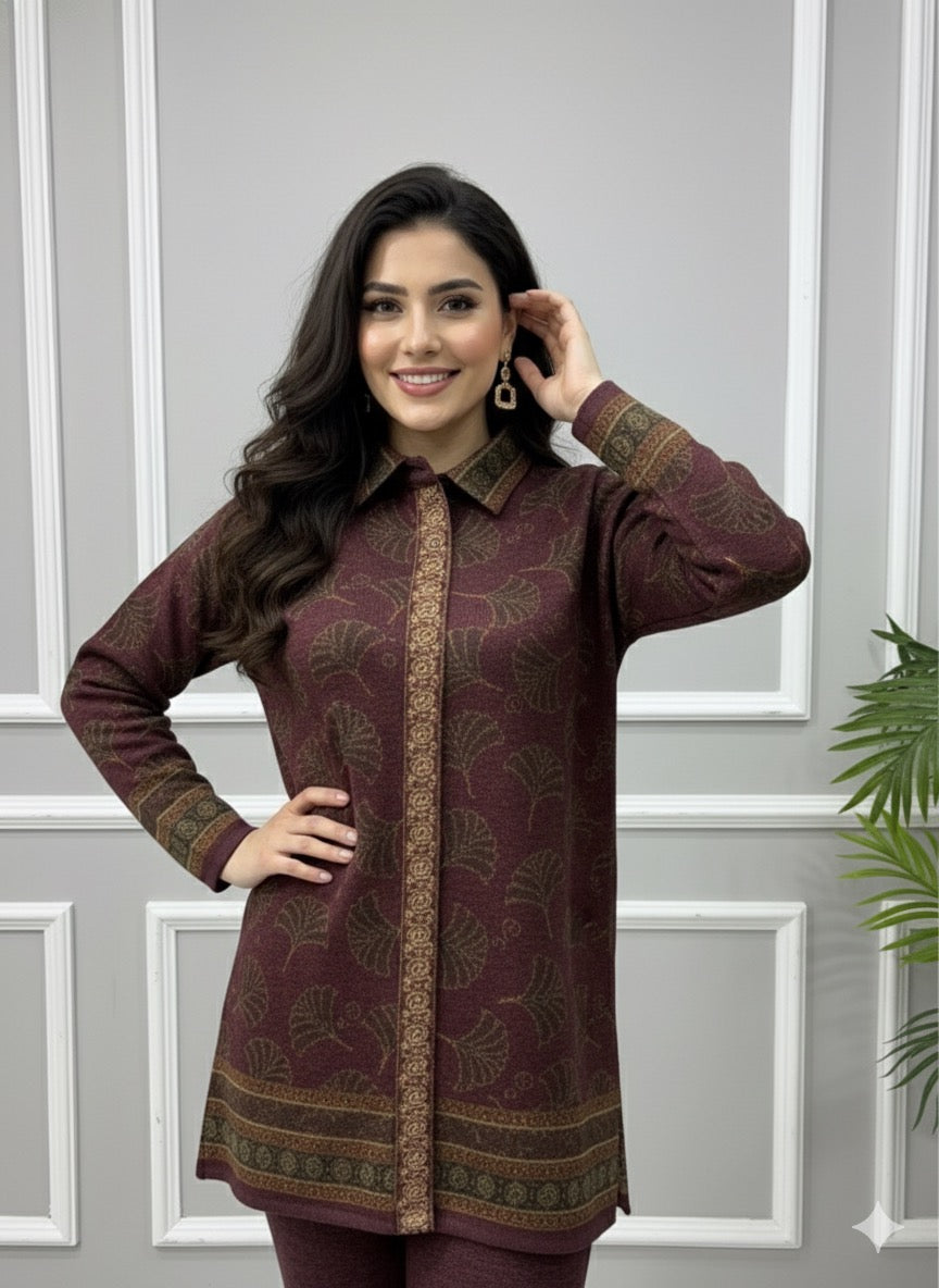 The Wine Tapestry Daffodil Coord Set