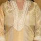 Radiant Petal Silk Suit