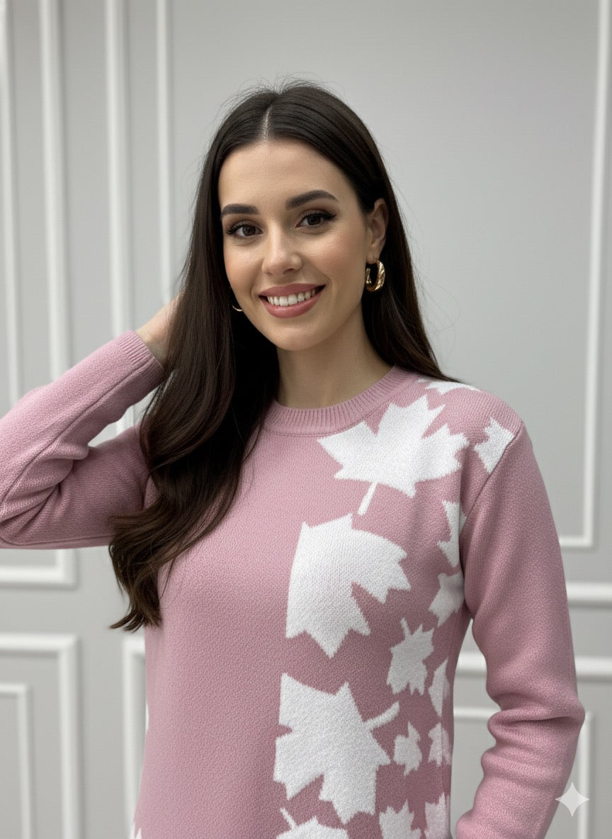 The Maple Motif Knit Set