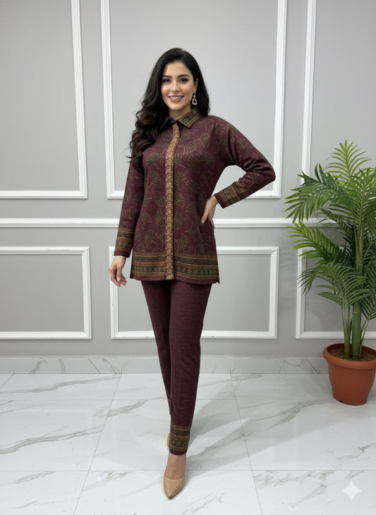 The Wine Tapestry Daffodil Coord Set