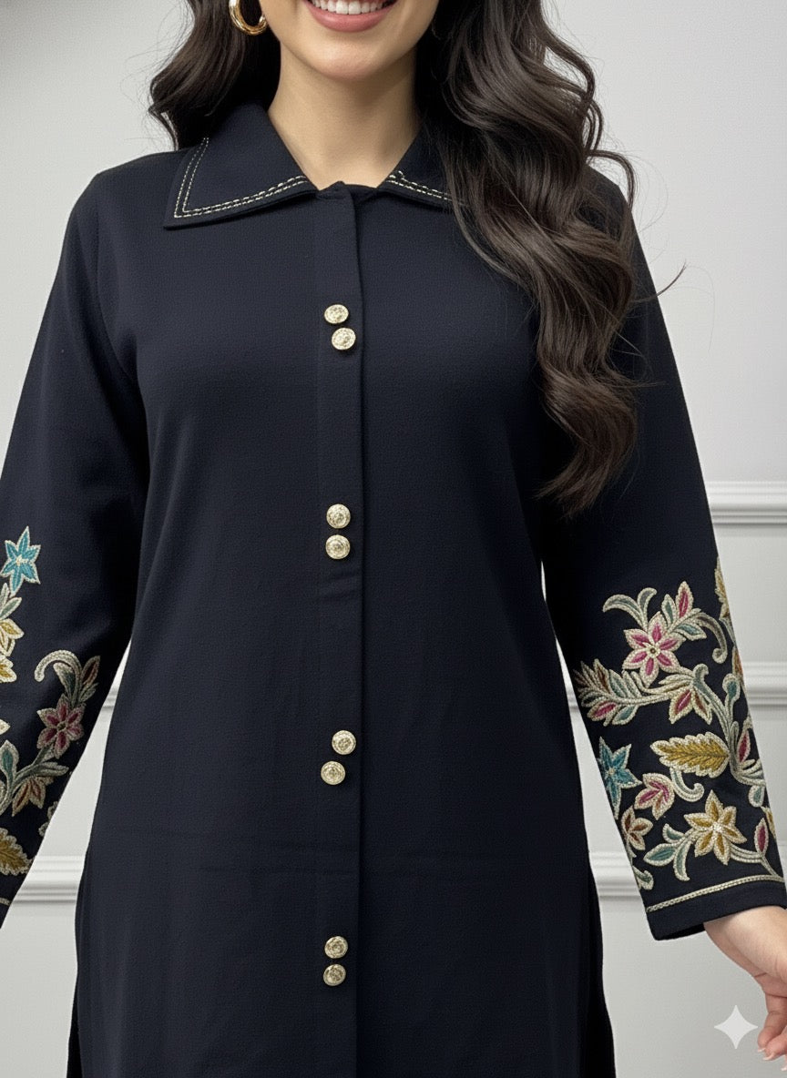 The Regal Embroidered Knit Coord