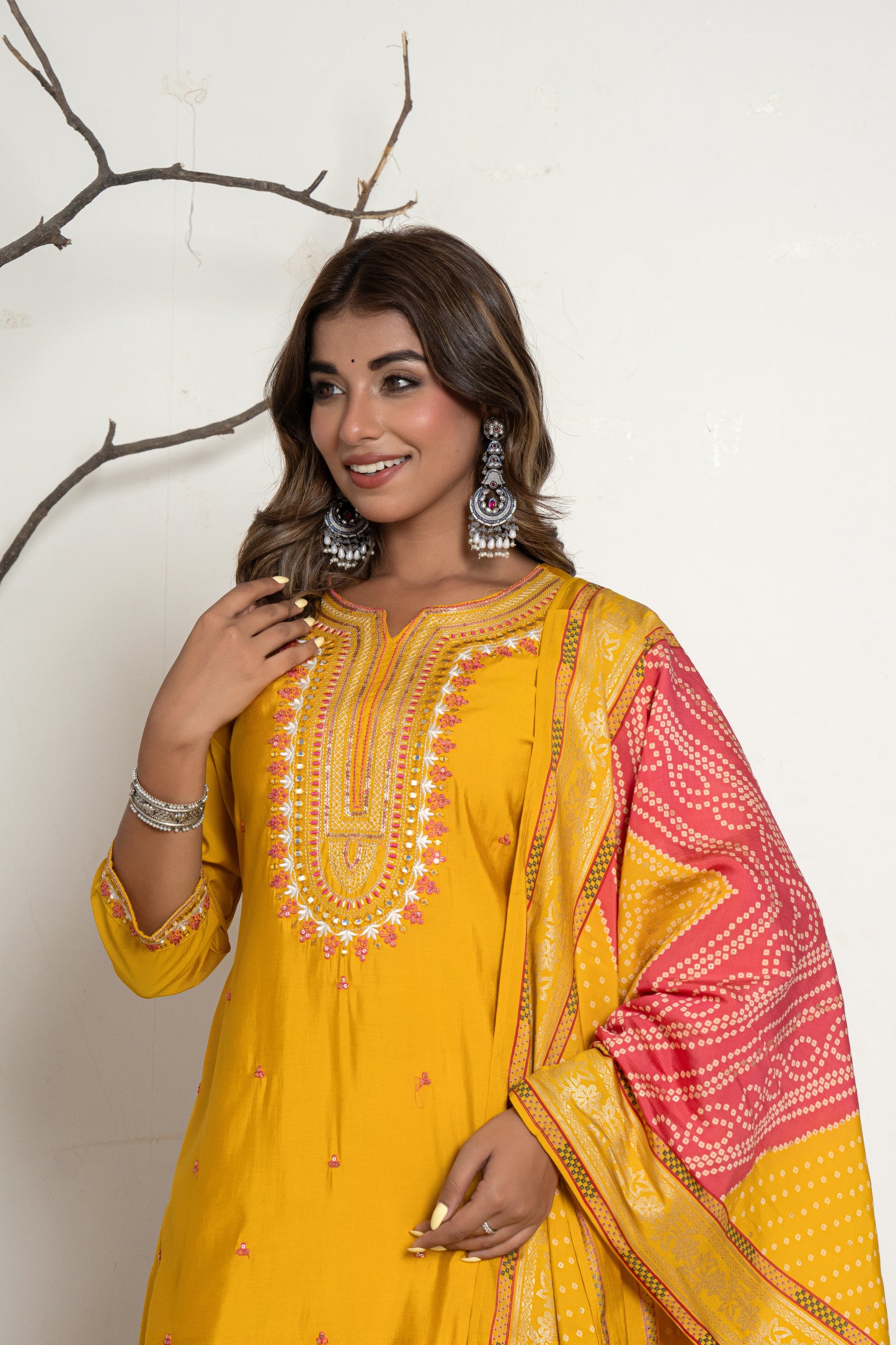 Yellow Vibrant Luxe Sharara Suit