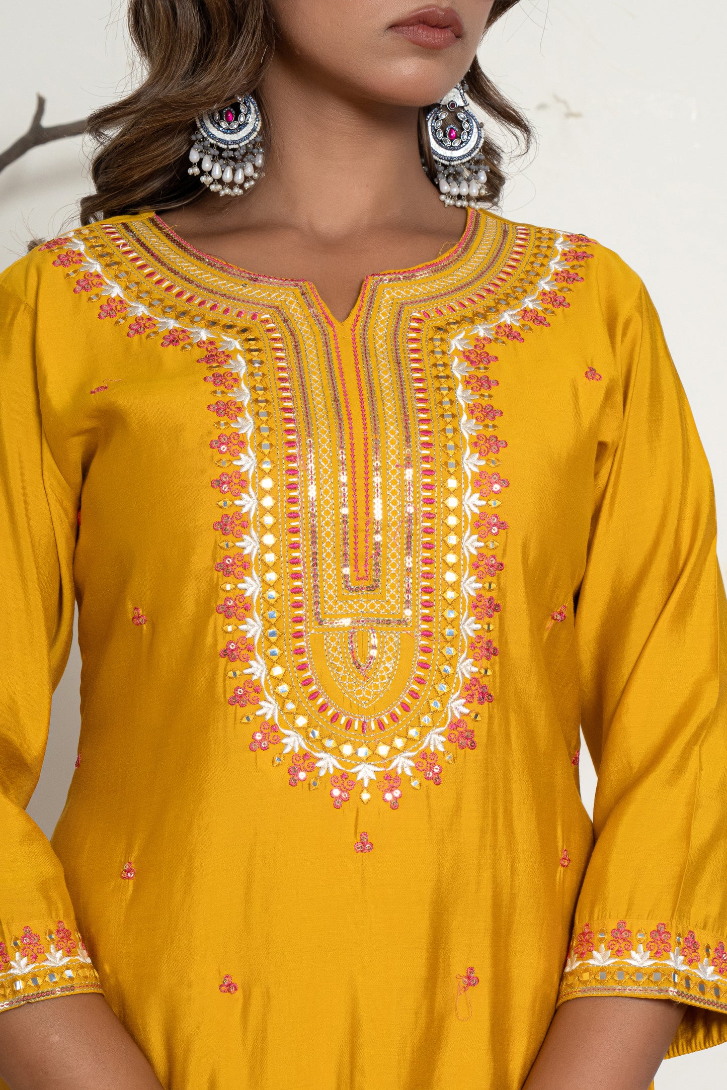 Yellow Vibrant Luxe Sharara Suit