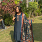 Indigo Imperial Embroidered Suit Set