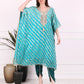 Sky Blue Ombre Elegance Kaftan Set