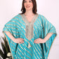 Sky Blue Ombre Elegance Kaftan Set