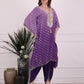 Purple Ombre Elegance Kaftan Set