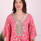 Pink Ombre Elegance Kaftan Set