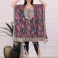 Indigo Ornate Bloom Kaftan Set