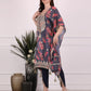 Indigo Ornate Bloom Kaftan Set