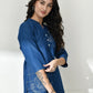 Urban Blossom Denim Tunic