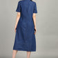 Noir Luxe Blue Denim Dress