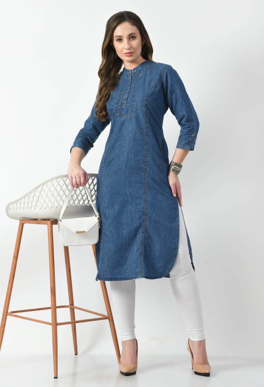 Eternal Denim Grace Kurti