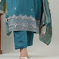 Regal Teal Silk Suit